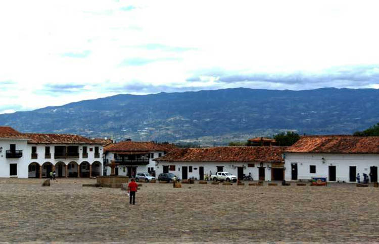 The Plaza Major in Villa de Leyva is said to be the world's largest cobblestoned space.