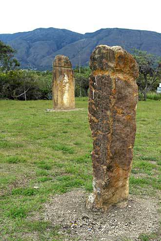 A series of stone stelae in Villa de Leyva are believed to have been used by early natives to mark the seasons