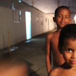 Displaced children in a refugee camp in the town of Carmen de Bolivar (Photo: En Directo Online)