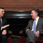 President of the European Commission, José Manuel Durão Barroso (L) and Juan Manuel Santos (R) (Photo: President's Office)