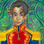 Illustration of Simon Bolivar done by a member of the FARC (Photo: FARC-EP)