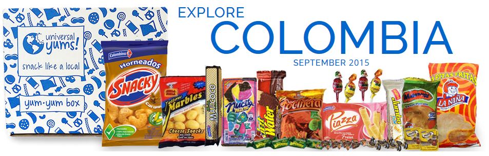 The Colombia Yum box was featured in September 2015