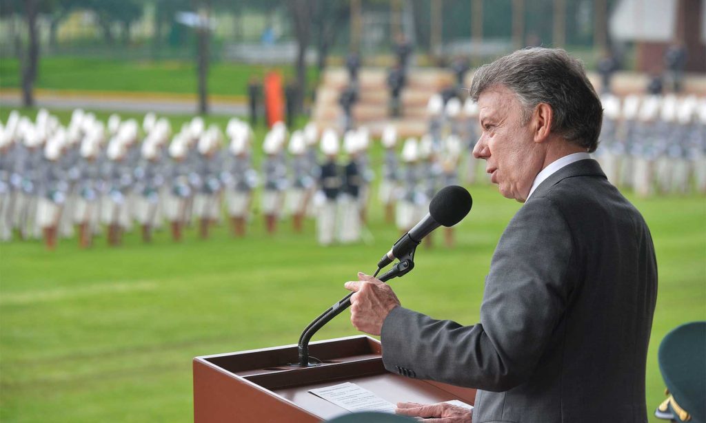 In 150 days, all FARC weapons will be in the hands of the United Nations: President Santos